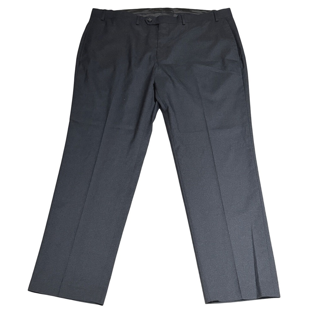 Charcoal Dress Pants Men's‎ 40x30 Trouser Flat Front Lauren Ralph Lauren EUC